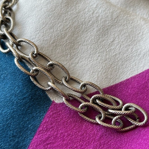 Brass Like Lariat Necklace - Picture 3 of 7